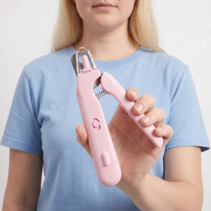 Elektrischer Nagelschneider Mit LED-Licht -  Pawclip
