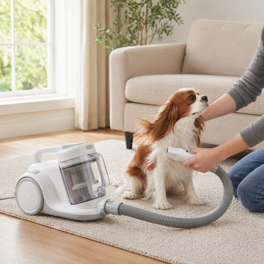Elektrisches Haustierpflege-Set Mit Staubsauger -  FurSuction