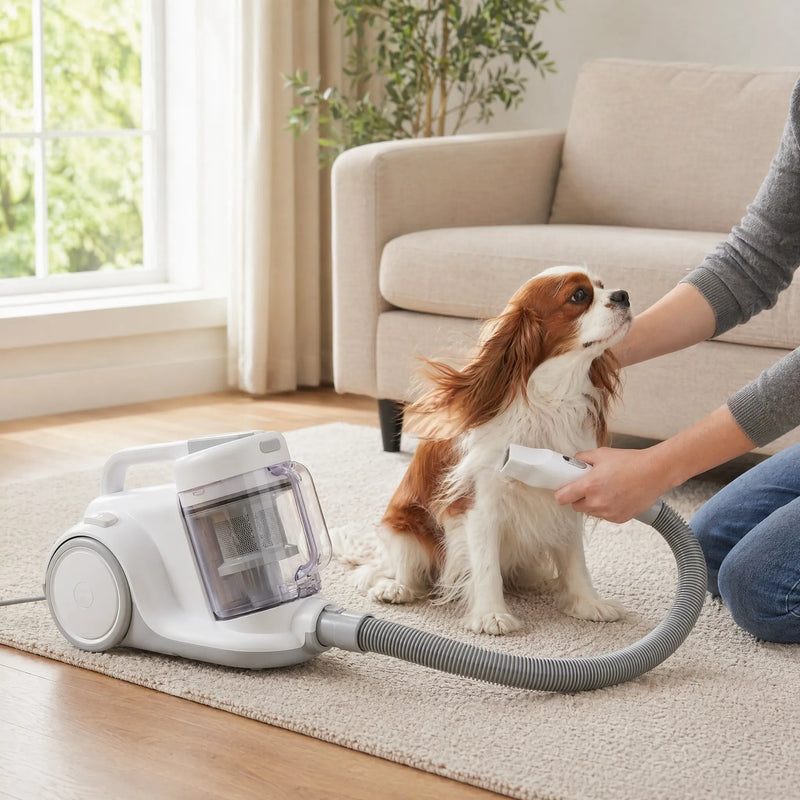 Elektrisches Haustierpflege-Set Mit Staubsauger -  FurSuction