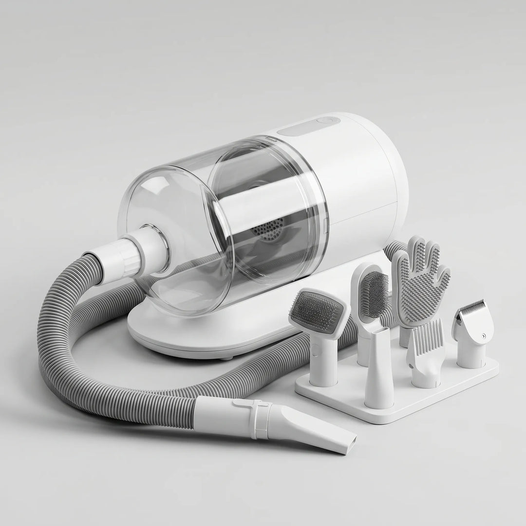 Elektrisches Haustierpflege-Set Mit Staubsauger -  FurSuction