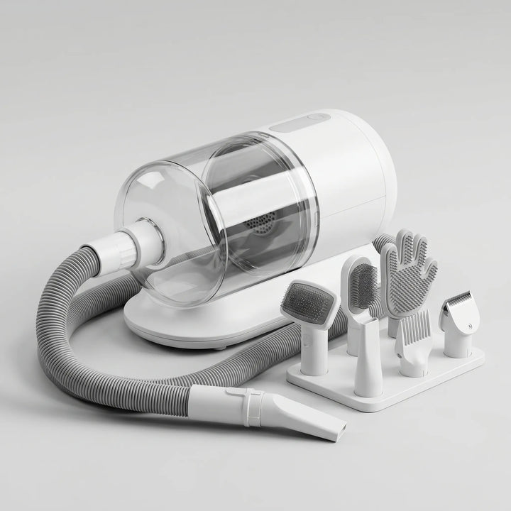 Elektrisches Haustierpflege-Set Mit Staubsauger -  FurSuction