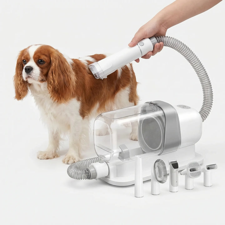 Elektrisches Haustierpflege-Set Mit Staubsauger -  FurSuction