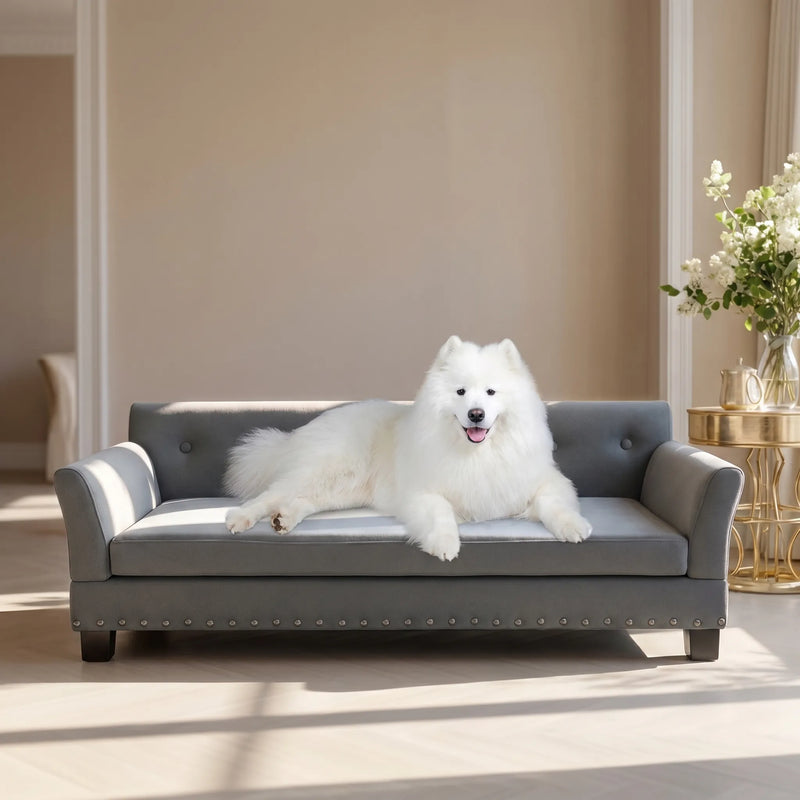 Erhöhtes Haustiersofa Mit Zierkante -  Snoozia