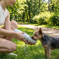 Faltbare Hunde-Trinkflasche -  Foldix