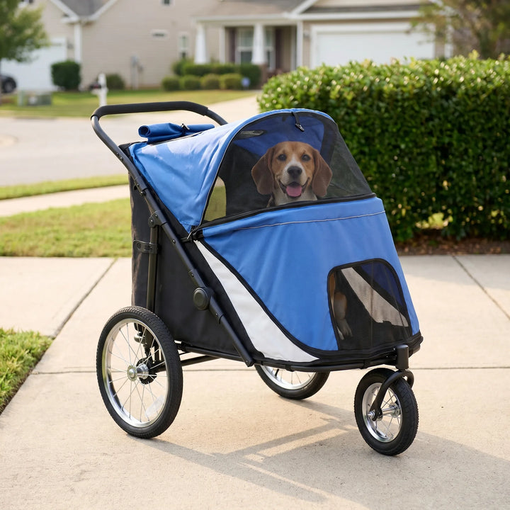 Faltbarer Dreirädriger Haustierbuggy -  Pawport