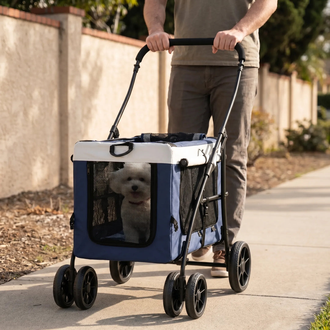 Faltbarer Haustierbuggy -  Glidex