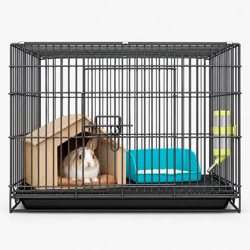 Faltbarer Kleintierkäfig Mit Ebenen -  HoppiHome