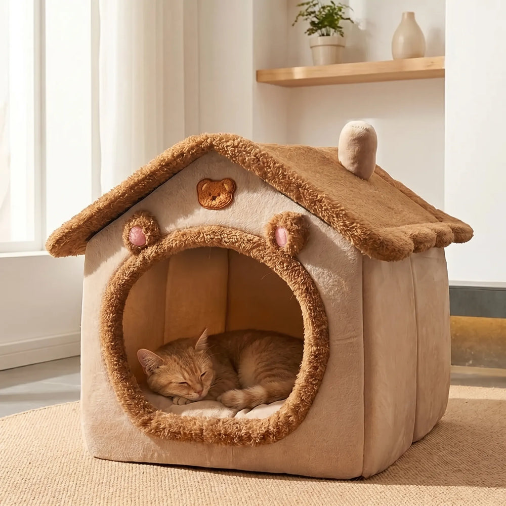 Faltbares Haustierhäuschen Mit Höhlenform -  Snugvilla