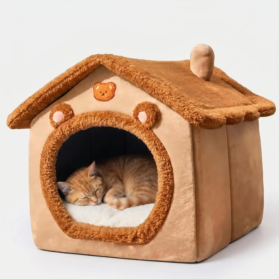 Faltbares Haustierhäuschen Mit Höhlenform -  Snugvilla