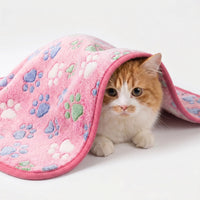 Flauschige Decke Mit Tiermuster -  Pawsnuggle