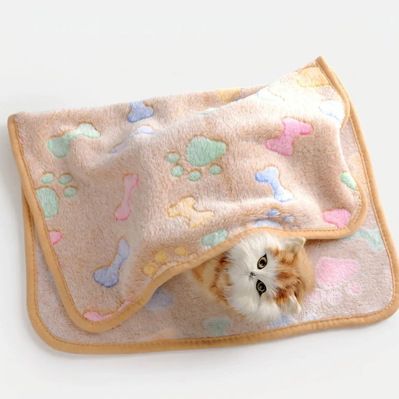 Flauschige Decke Mit Tiermuster -  Pawsnuggle