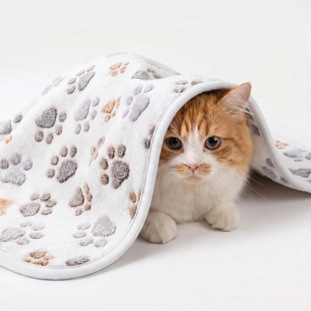Flauschige Decke Mit Tiermuster -  Pawsnuggle