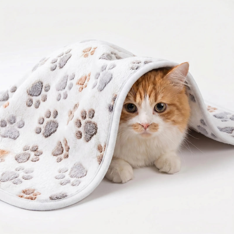 Flauschige Decke Mit Tiermuster -  Pawsnuggle
