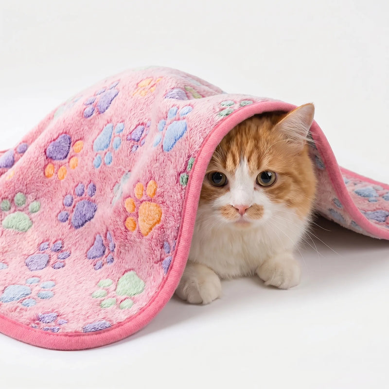 Flauschige Decke Mit Tiermuster -  Pawsnuggle