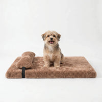 Flauschige Hundematte Mit Kissen -  Slumberpaw