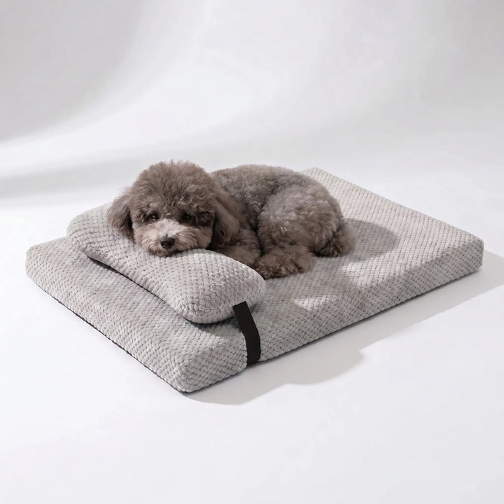 Flauschige Hundematte Mit Kissen -  Slumberpaw
