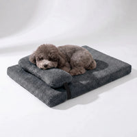 Flauschige Hundematte Mit Kissen -  Slumberpaw