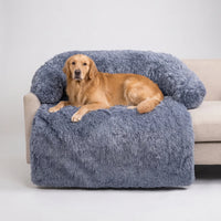 Flauschiges Haustiersofa Mit Seitenlehnen -  Plushpaw