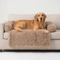 Flauschiges Haustiersofa Mit Seitenlehnen -  Plushpaw