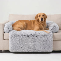 Flauschiges Haustiersofa Mit Seitenlehnen -  Plushpaw