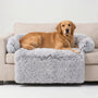 Flauschiges Haustiersofa Mit Seitenlehnen -  Plushpaw