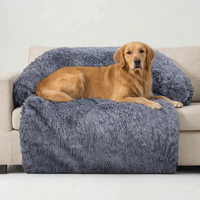 Flauschiges Haustiersofa Mit Seitenlehnen -  Plushpaw