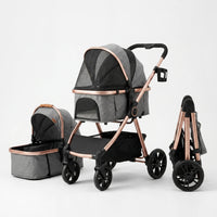 Flexibler Hunde- Und Katzenbuggy -  PawsyGlide