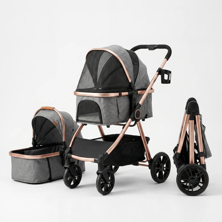 Flexibler Hunde- Und Katzenbuggy -  PawsyGlide