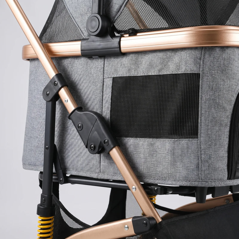 Flexibler Hunde- Und Katzenbuggy -  PawsyGlide
