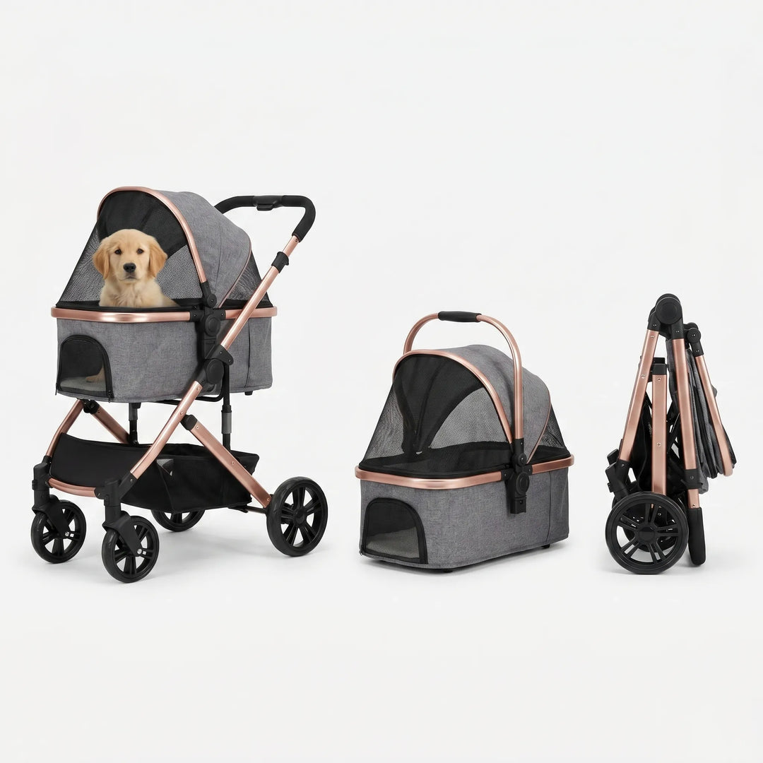 Flexibler Hunde- Und Katzenbuggy -  PawsyGlide