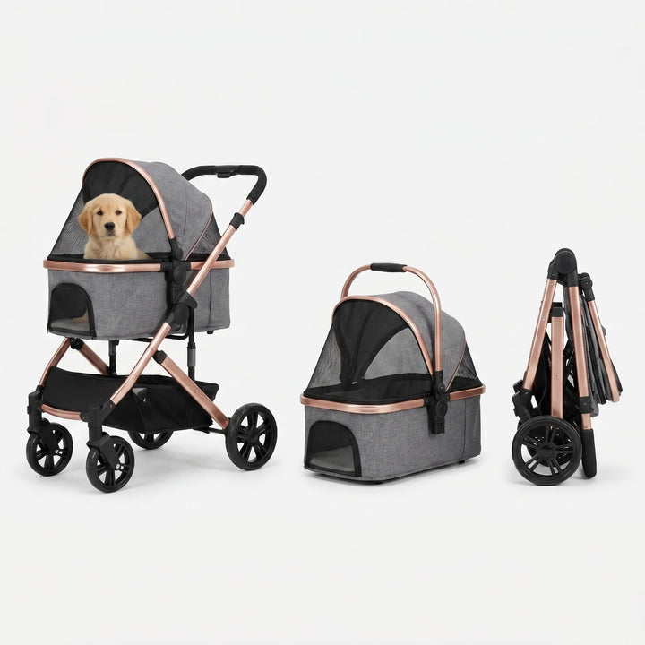 Flexibler Hunde- Und Katzenbuggy -  PawsyGlide