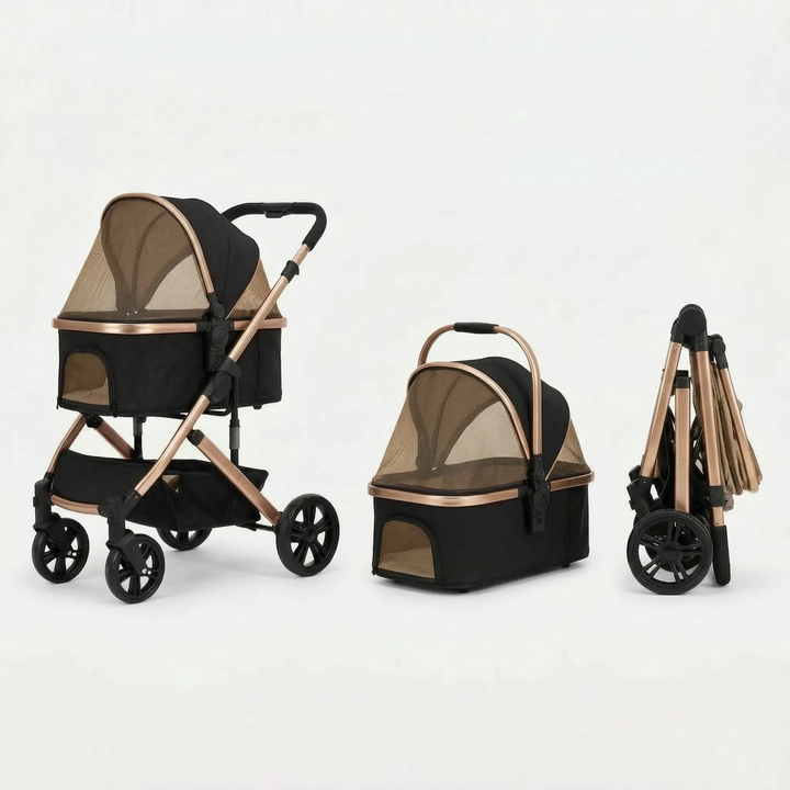Flexibler Hunde- Und Katzenbuggy -  PawsyGlide
