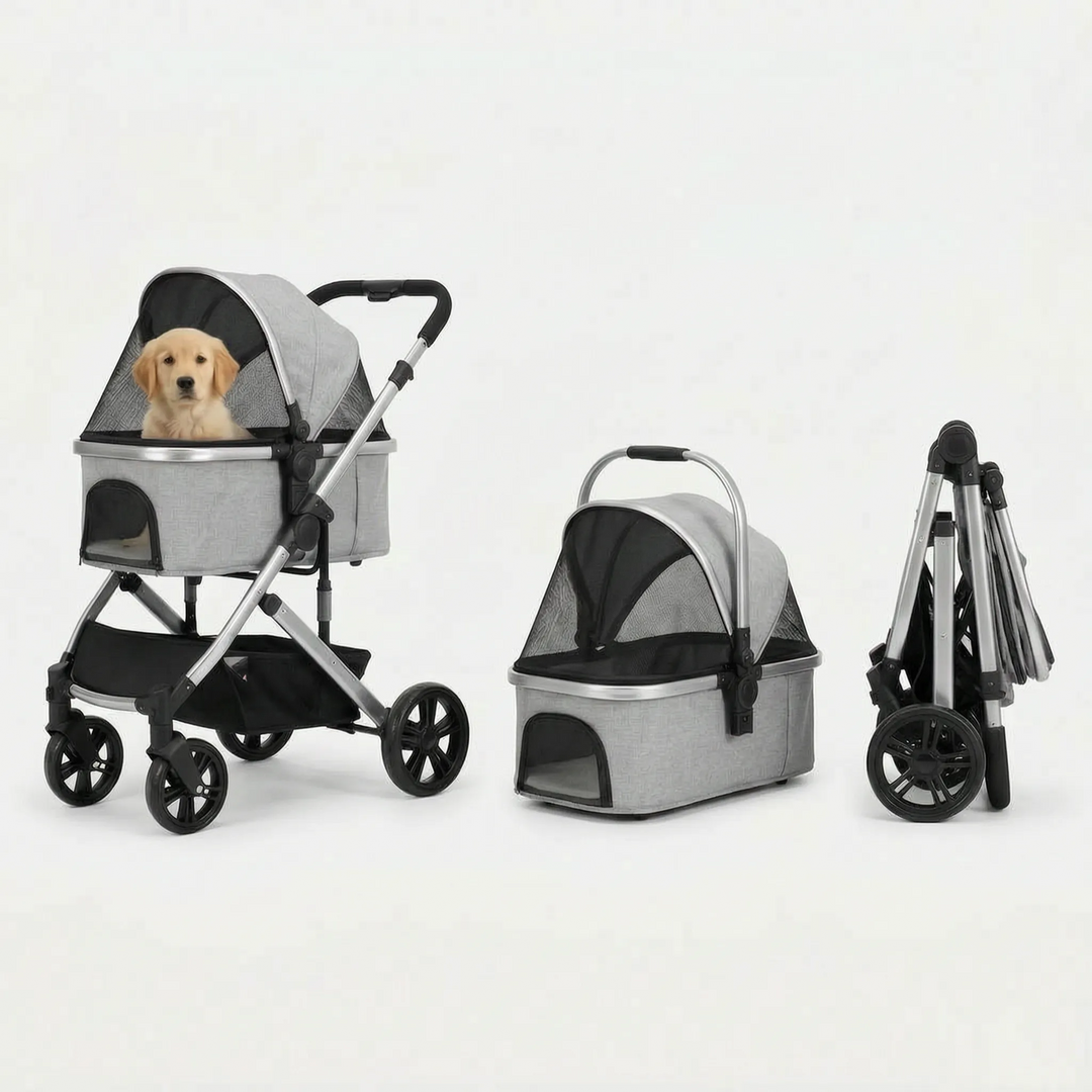 Flexibler Hunde- Und Katzenbuggy -  PawsyGlide
