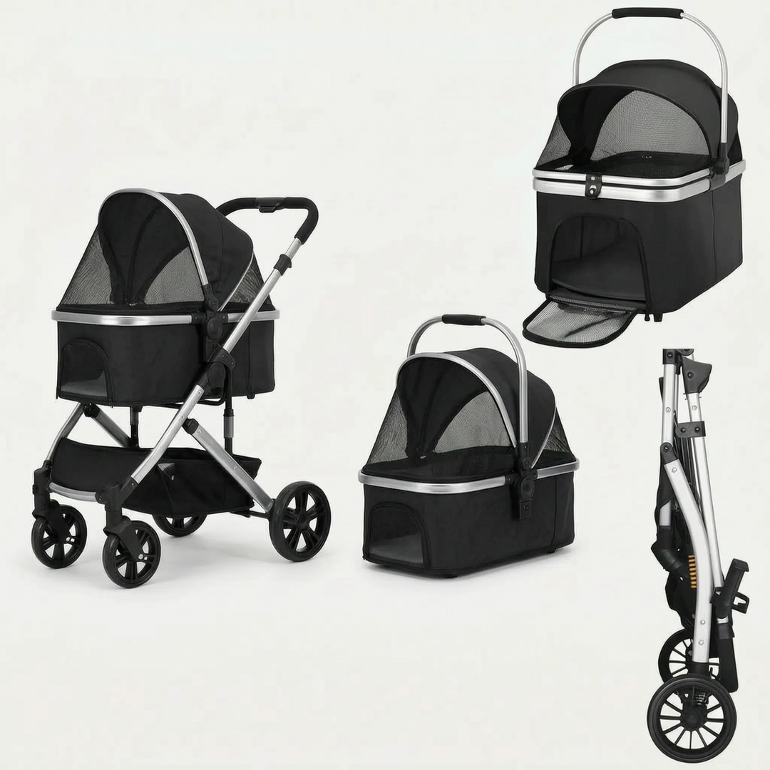 Flexibler Hunde- Und Katzenbuggy -  PawsyGlide