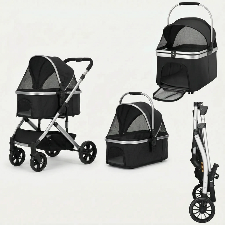 Flexibler Hunde- Und Katzenbuggy -  PawsyGlide