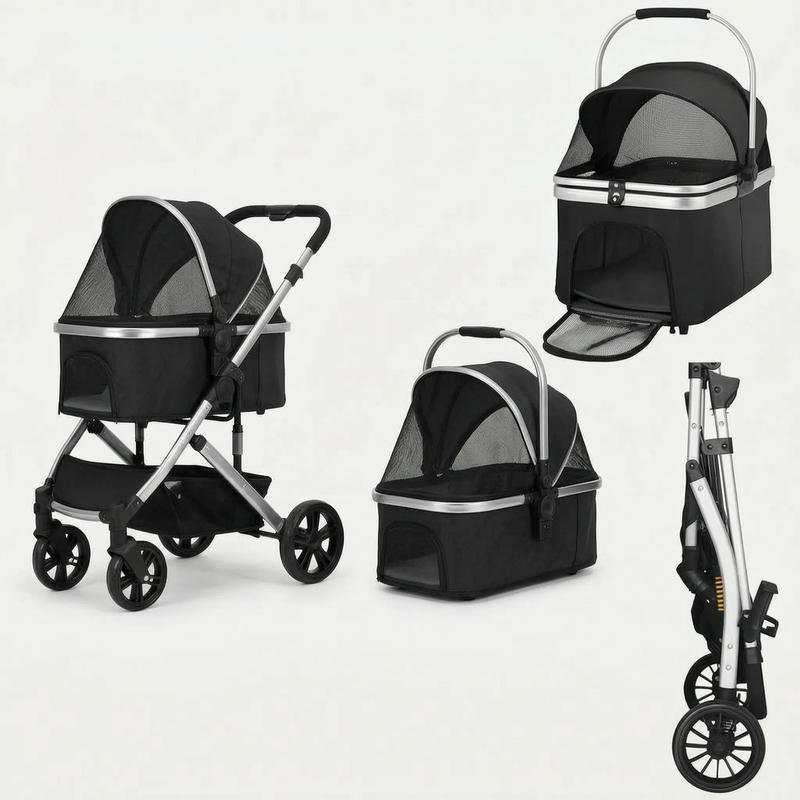 Flexibler Hunde- Und Katzenbuggy -  PawsyGlide