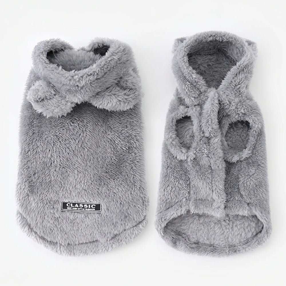 Fluffiger Tierpullover Mit Kapuze -  Fluffon