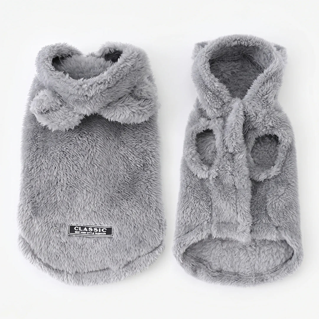 Fluffiger Tierpullover Mit Kapuze -  Fluffon