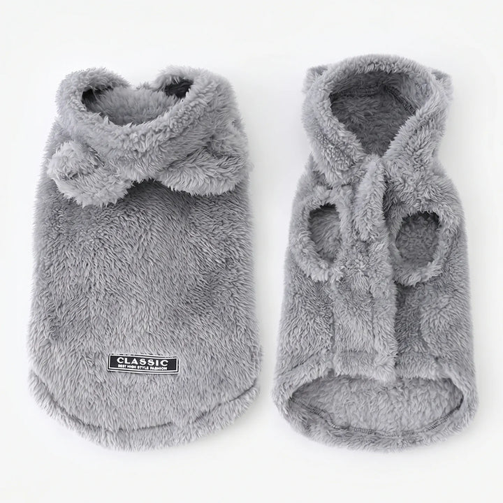 Fluffiger Tierpullover Mit Kapuze -  Fluffon
