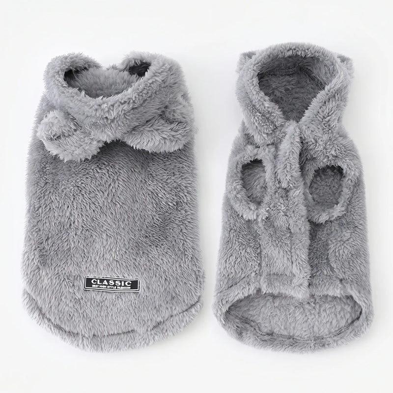 Fluffiger Tierpullover Mit Kapuze -  Fluffon