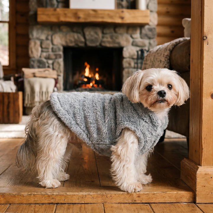 Fluffiger Tierpullover Mit Kapuze -  Fluffon