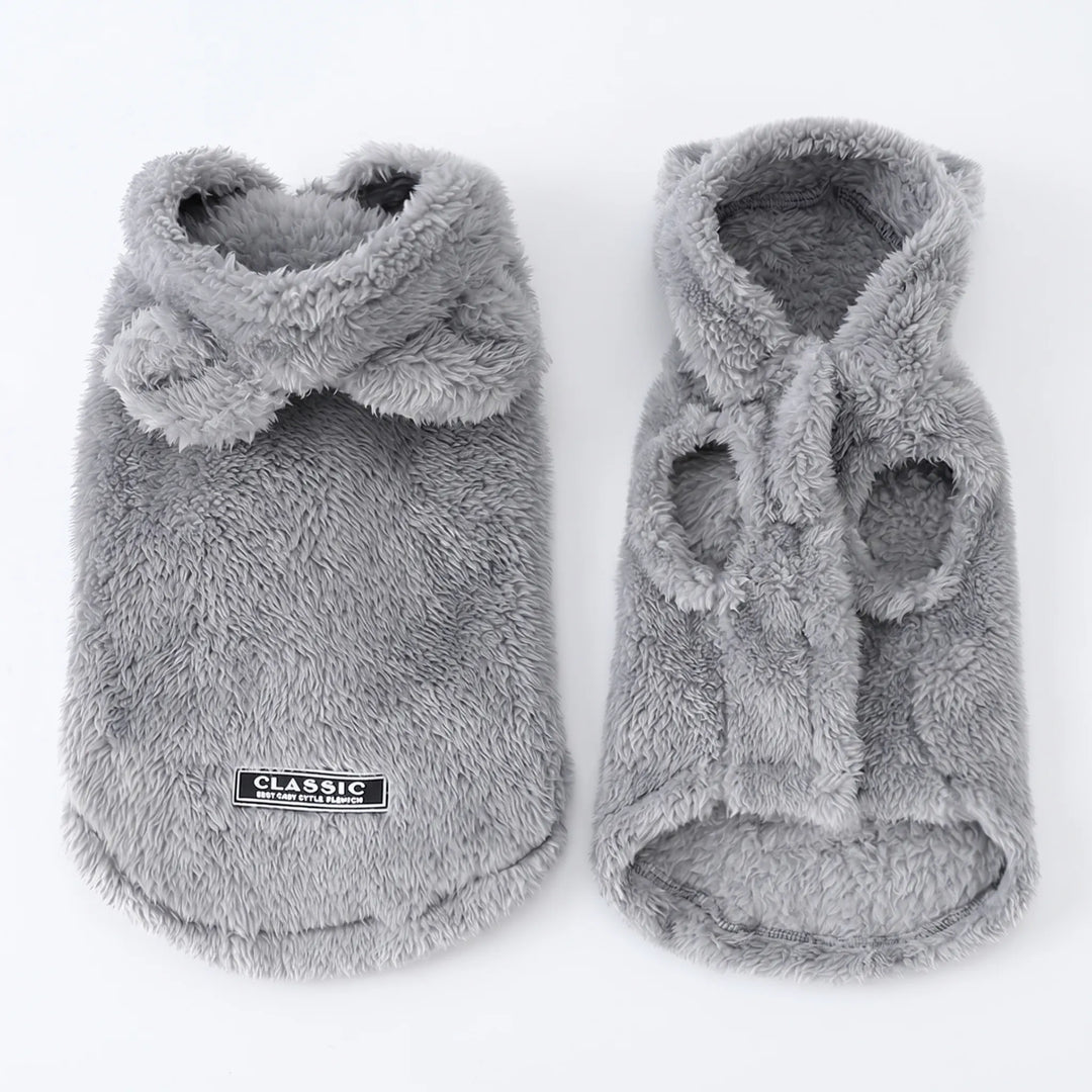 Fluffiger Tierpullover Mit Kapuze -  Fluffon