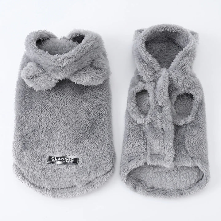 Fluffiger Tierpullover Mit Kapuze -  Fluffon