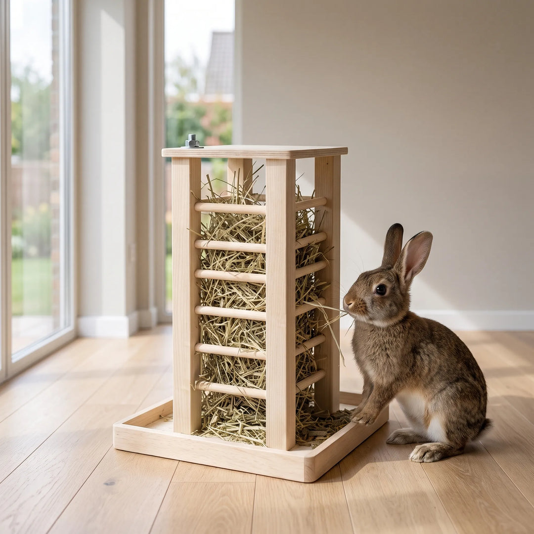 Freistehende Heuraufe Für Kleintiere -  SnackTower