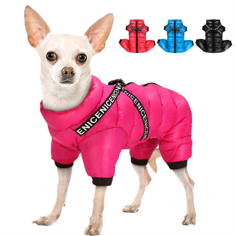 Gefütterte Steppjacke Für Hunde -  Warmify