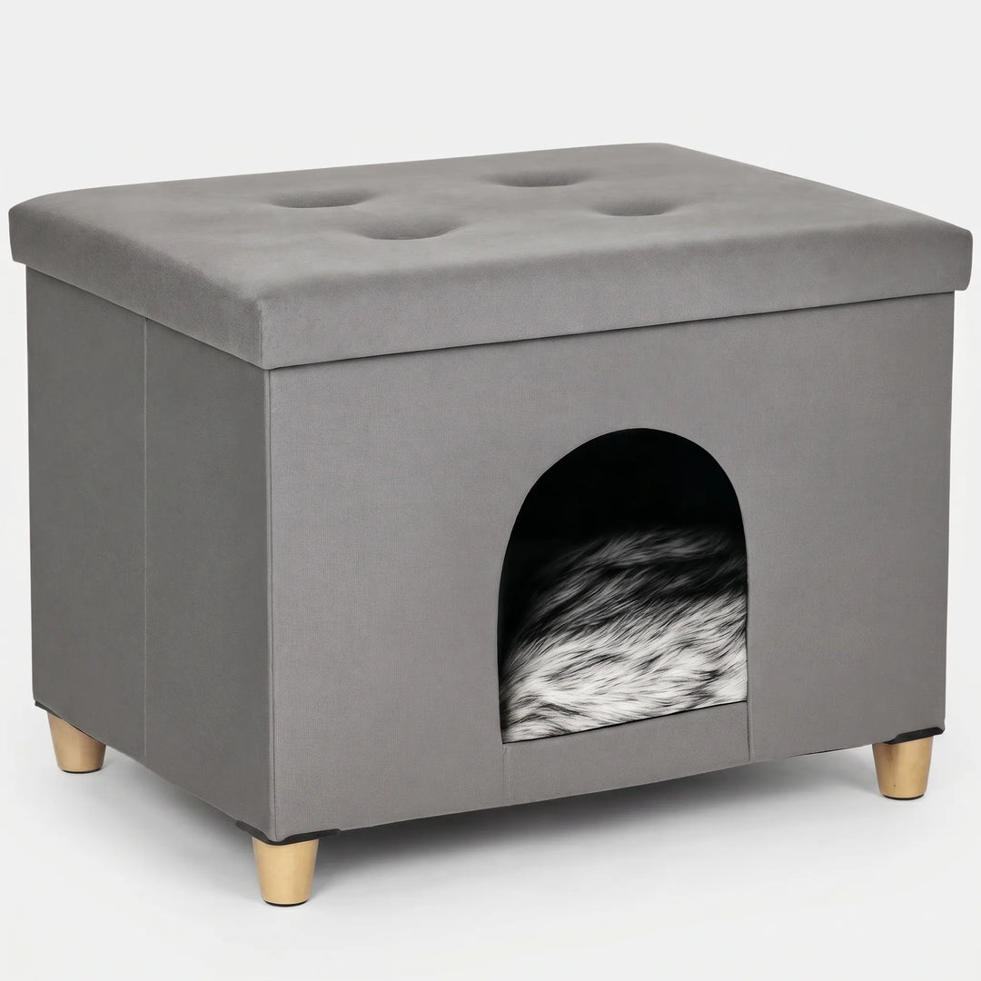 Gepolsterte Tierhöhle Mit Deckel -  Cozylia
