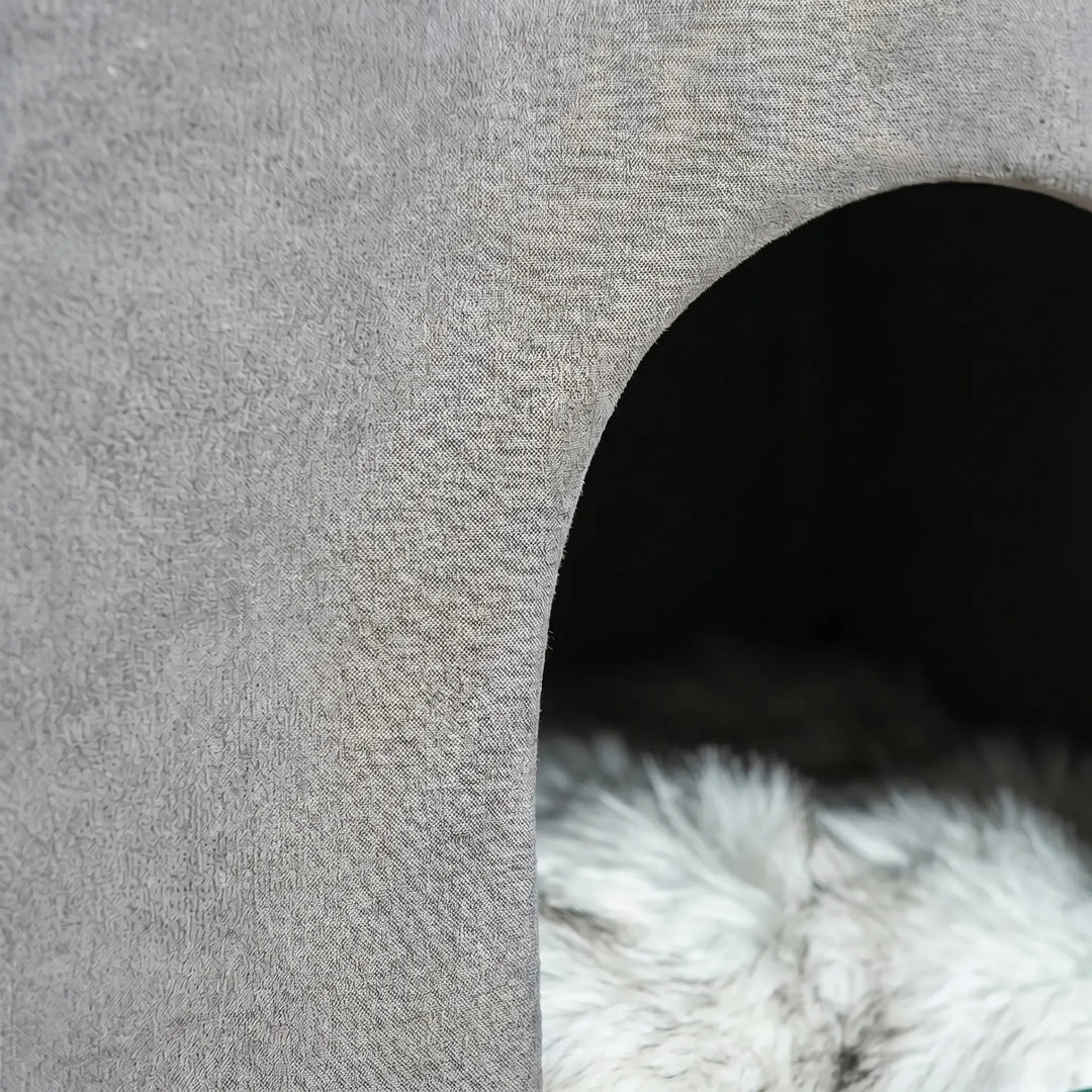Gepolsterte Tierhöhle Mit Deckel -  Cozylia