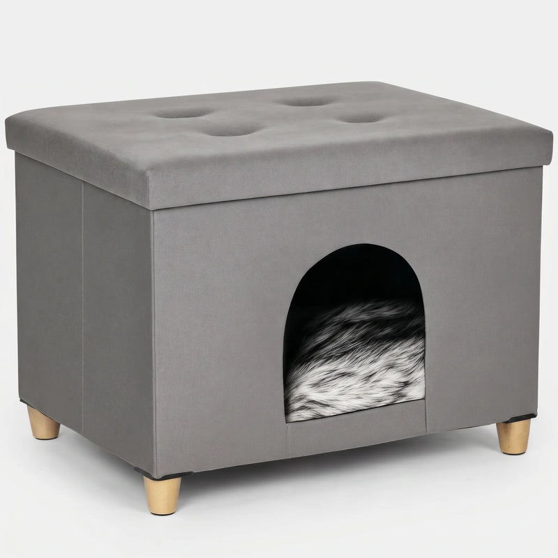 Gepolsterte Tierhöhle Mit Deckel -  Cozylia