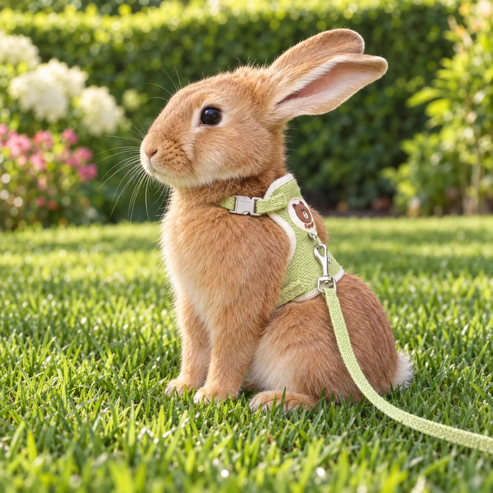 Gepolstertes Kaninchengeschirr Mit Leine -  HoppWalk