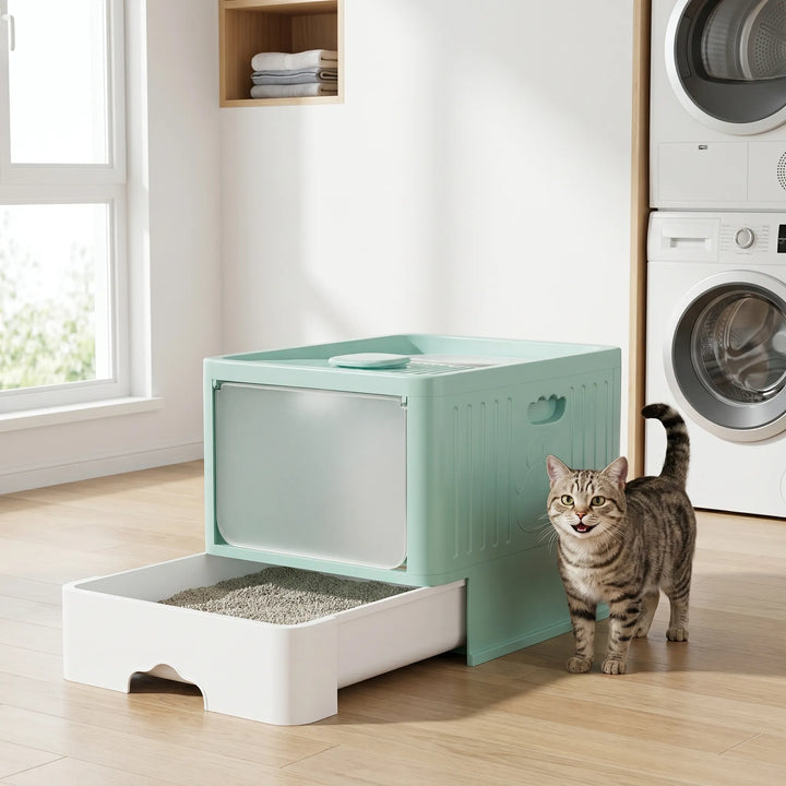 Geschlossene Katzentoilette Mit Schublade -  Lumexia